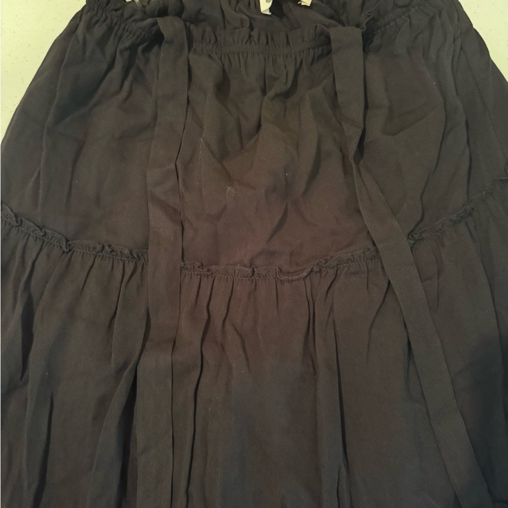 The Impeccable Pig Black Maxi Skirt